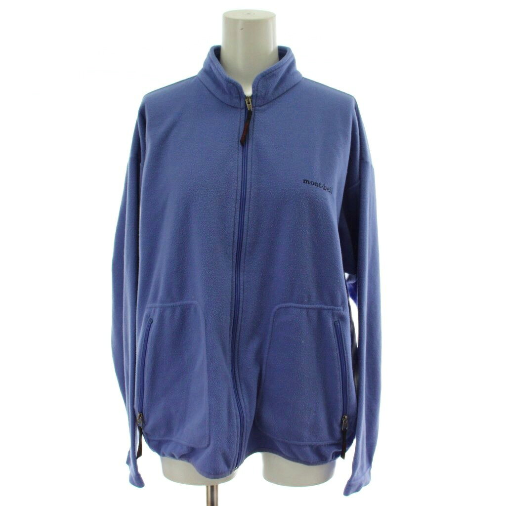 【中古】モンベル Montbell CRAMEECE フリース ジャケット L 青 長袖 スタンドカラー /GG レディース 【ベクトル 古着】 260526