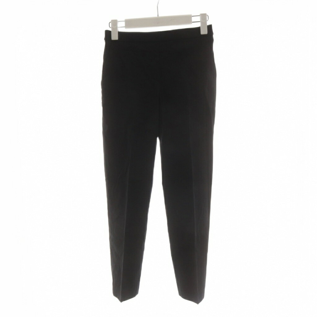 セオリー Theory 24SS Good Crunch W Treeca Pull On J イージーパンツ 麻 リネン XX0 黒 ブラック 4106421 /AN75 レディース  260526