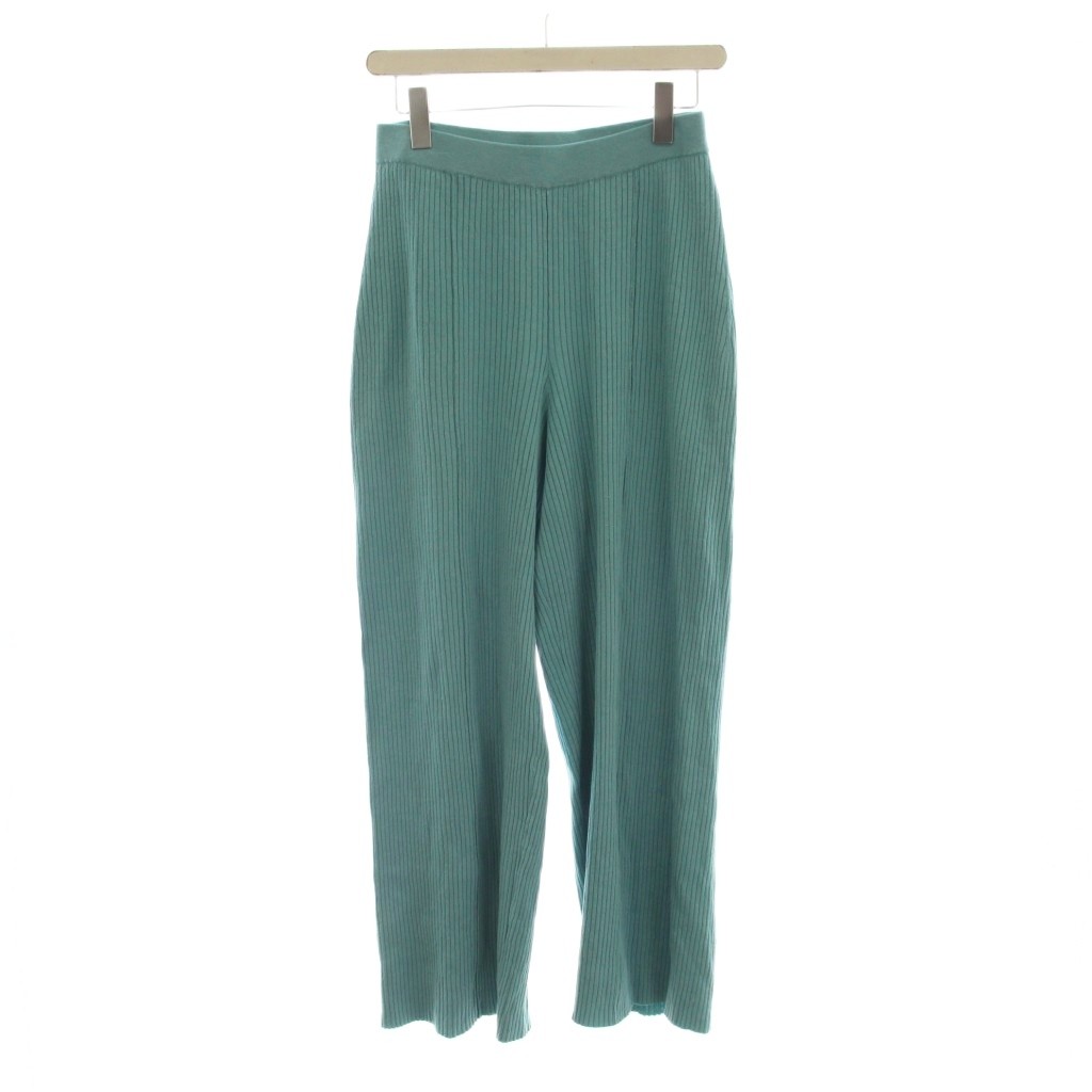 【中古】ボールジー BALLSEY トゥモローランド パンツ 36 水色 ライトブルー リブ編み V字ウエスト フルレングス /LP レディース 【ベクトル 古着】 260526 auc-vector-20972475 ブランド古着の買取販売ベクトル パッケージ画像