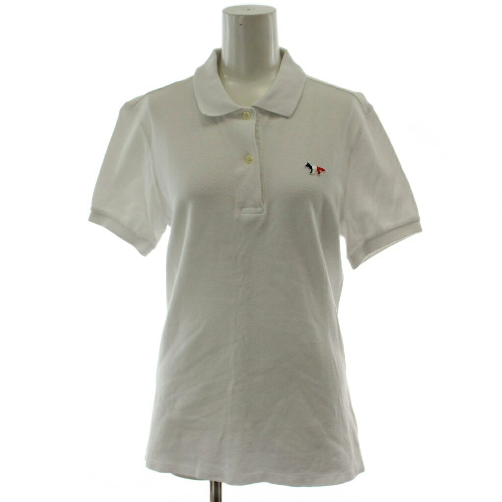 樂天商城 - 【中古】メゾンキツネ MAISON KITSUNE ポロシャツ M 白 半袖 /GG レディース 【ベクトル 古着】 260528