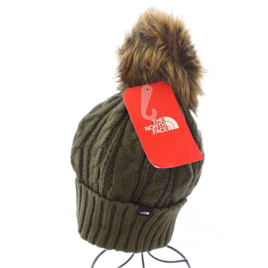 ザノースフェイス THE NORTH FACE Oh Mega Fur Pom Beanie ニット帽 帽子 ワッチキャップ ビーニー ONE カーキ NF0A3FJM /TK レディース  260604