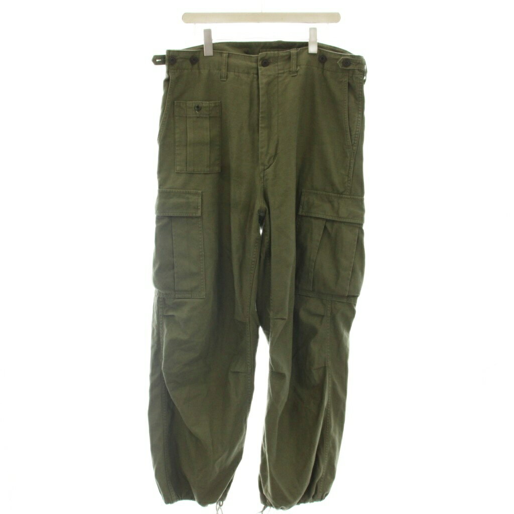 【中古】ナイジェルケーボン NIGEL CABOURN ARMY CARGO PANT ミリタリー カーゴパンツ 36 カーキ 8048-00-50012 /☆G メンズ 【ベクトル 古着】 260527