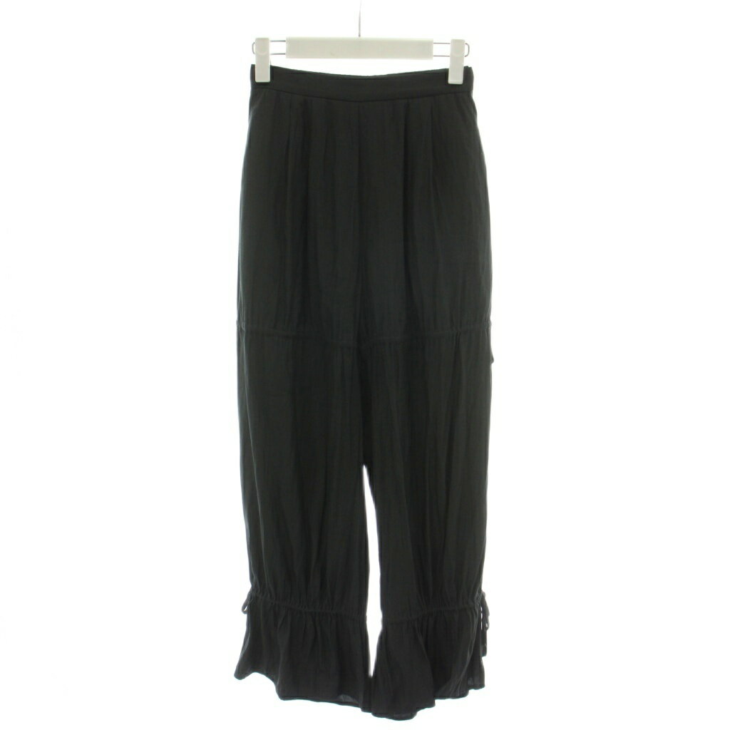 アメリヴィンテージ Ameri VINTAGE LAX DRAWSTRING PANTS パンツ 長ズボン S チャコールグレー ワイド /GG レディース  260530