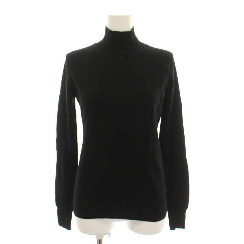 セオリー Theory New Basic Cashmere Basic Tneck J ニット セーター カシミヤ タートルネック 長袖 S 黒 ブラック 01-0301738-050-902 /YM レディース  260529