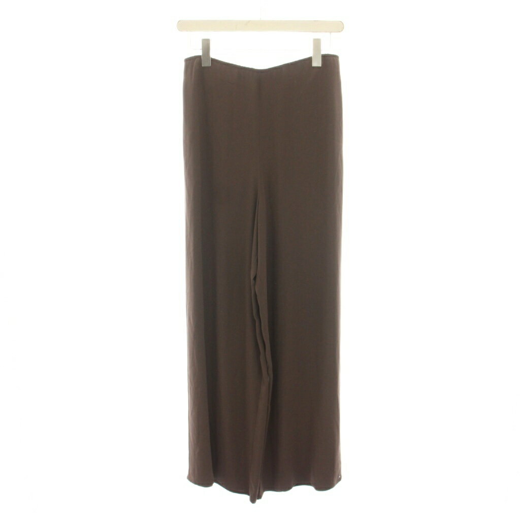 セオリー Theory POWDER CREPE SKT PANT ワイドパンツ イージー S 茶色 ブラウン 01-1106428-360-902 /YM レディース  260530