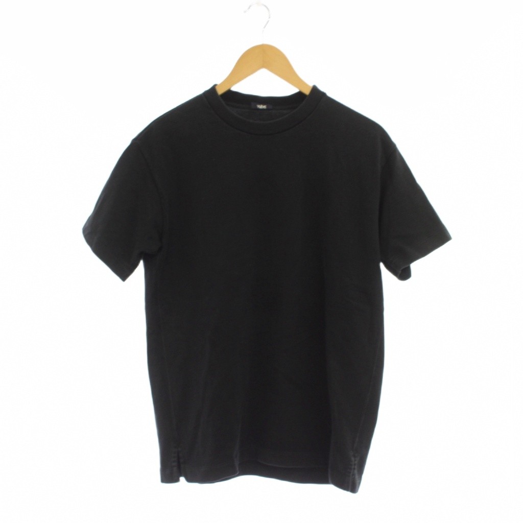 樂天商城 - 【中古】イレーヴ YLEVE カットソー F 黒 無地 半袖 クルーネック /JP レディース 【ベクトル 古着】 260604