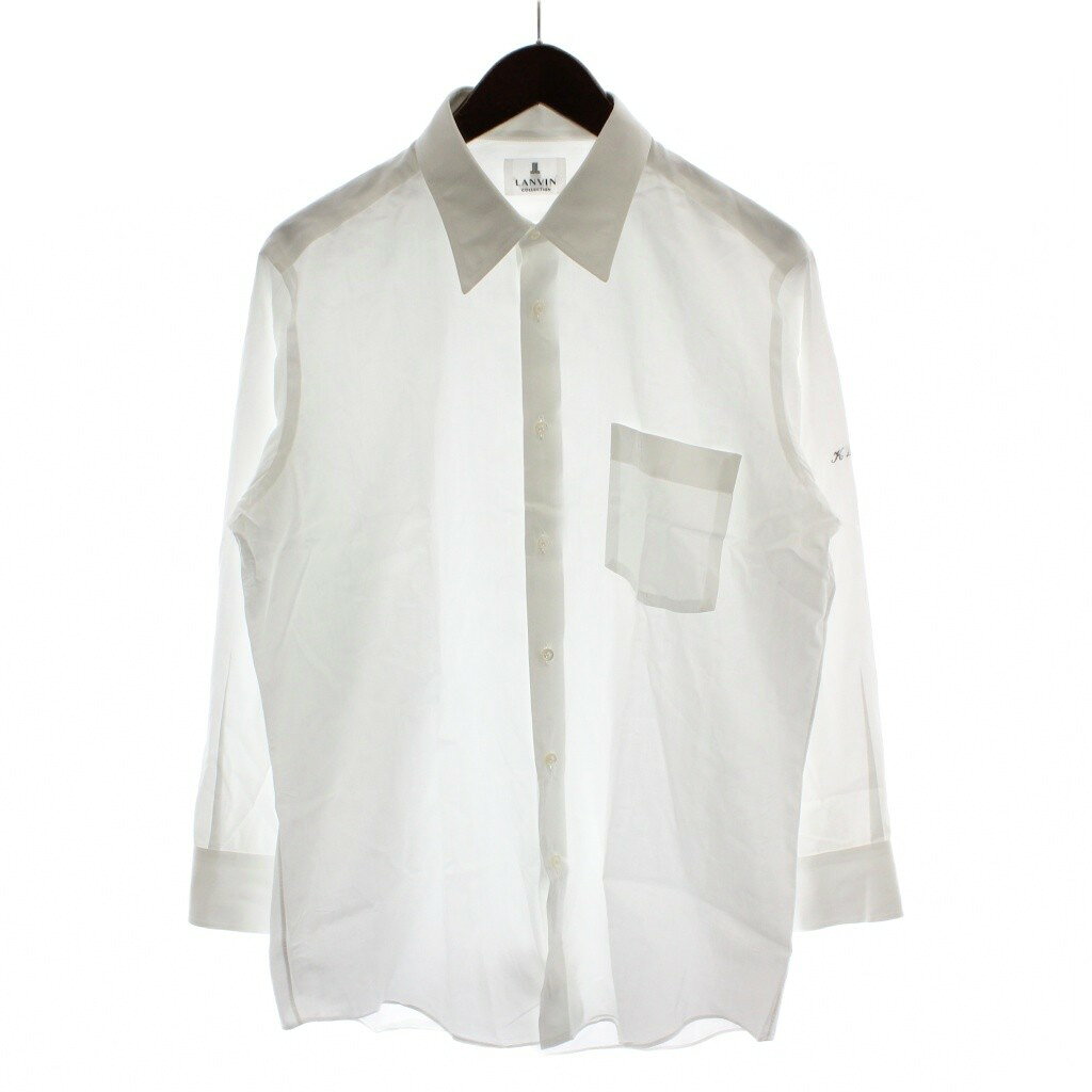 シャツ LANVIN ランバン ワイシャツ Yシャツ Lサイズ 43-82 