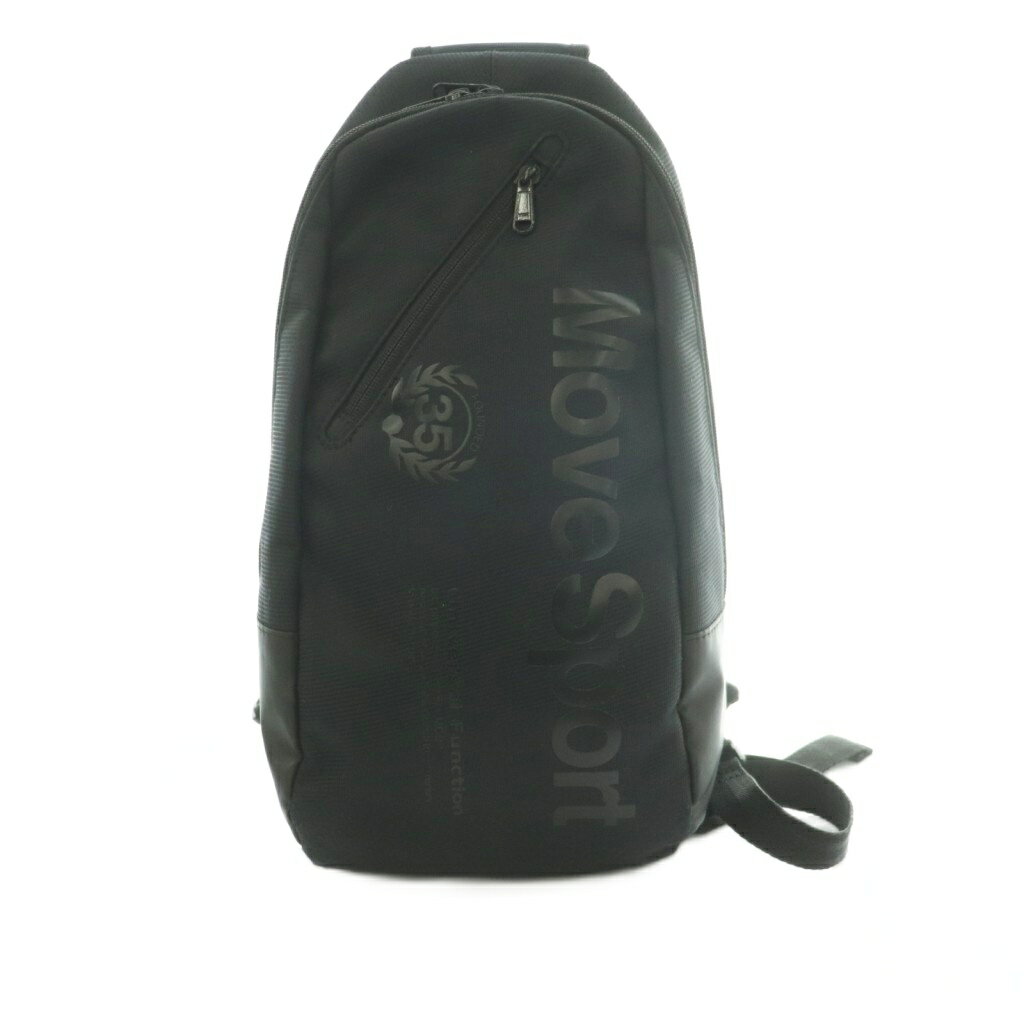 【中古】デサント DESCENTE Move Sport ボディバッグ ナイロン 黒 ブラック /MI ■MA メンズ 【ベクトル 古着】 260615