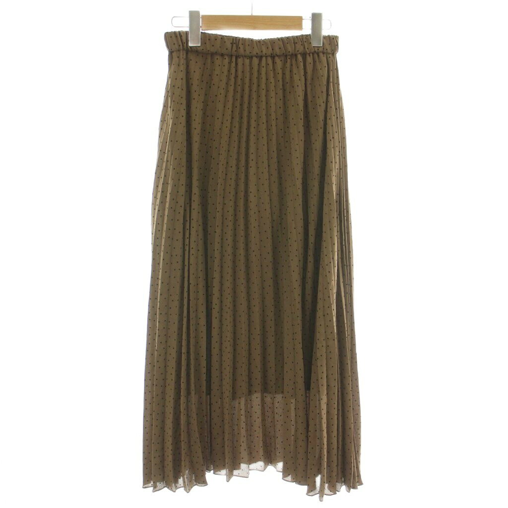 【中古】ロペピクニック ROPE Picnic スカート 38 ベージュ ドット柄 プリーツ ロング丈 /DU7 ■MA レディース 【ベクトル 古着】 260617 auc-vector-21043723 ブランド古着の買取販売ベクトル サンプル画像2