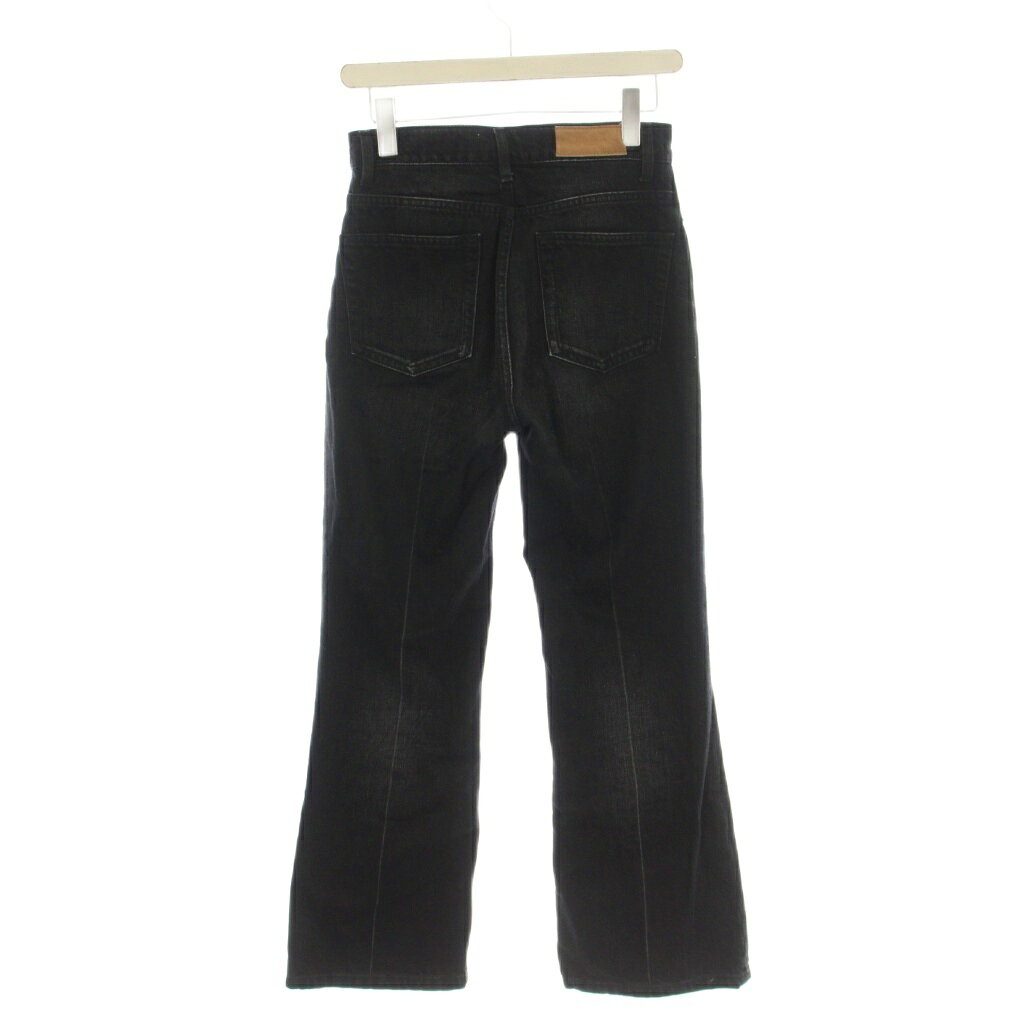 【中古】ミラオーウェン Mila Owen 22AW デニム パンツ 0 黒 ブラック ワイドレッグ /LP11 レディース 【ベクトル 古着】 260622 auc-vector-21049540 ブランド古着の買取販売ベクトル サンプル画像2