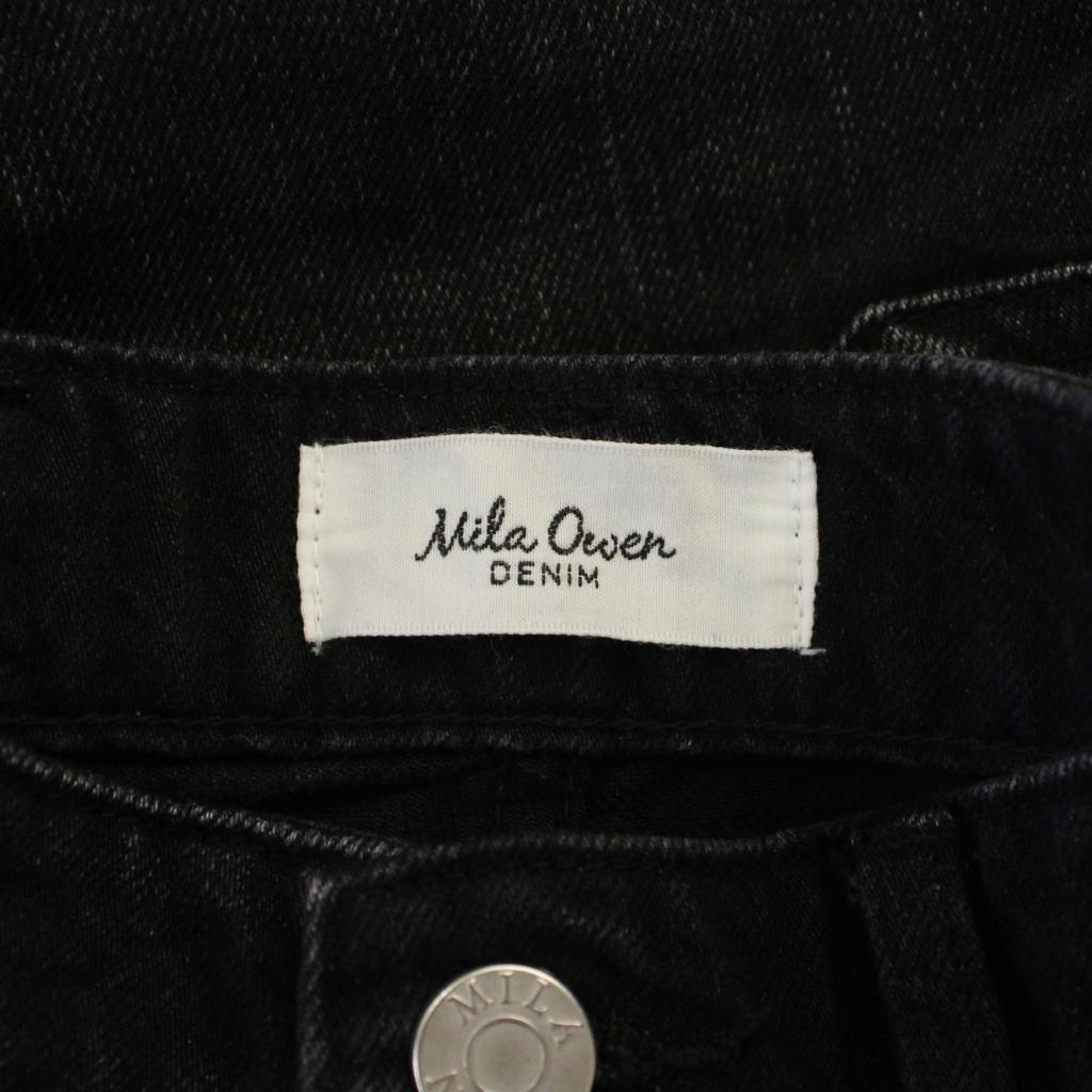 【中古】ミラオーウェン Mila Owen 22AW デニム パンツ 0 黒 ブラック ワイドレッグ /LP11 レディース 【ベクトル 古着】 260622 auc-vector-21049540 ブランド古着の買取販売ベクトル サンプル画像3