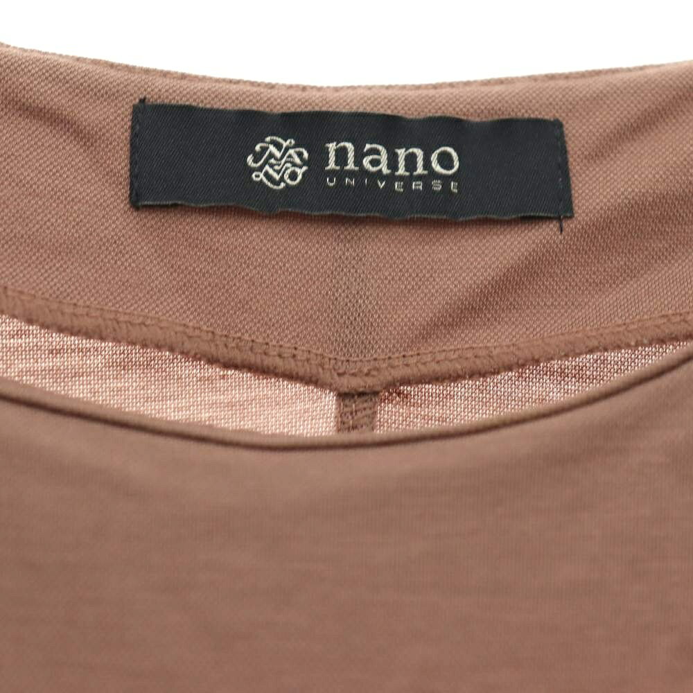 【中古】ナノユニバース nano universe ワンピース ノースリーブ F ピンクブラウン /ES ■MA レディース 【ベクトル 古着】 260622 auc-vector-21043836 ブランド古着の買取販売ベクトル サンプル画像3