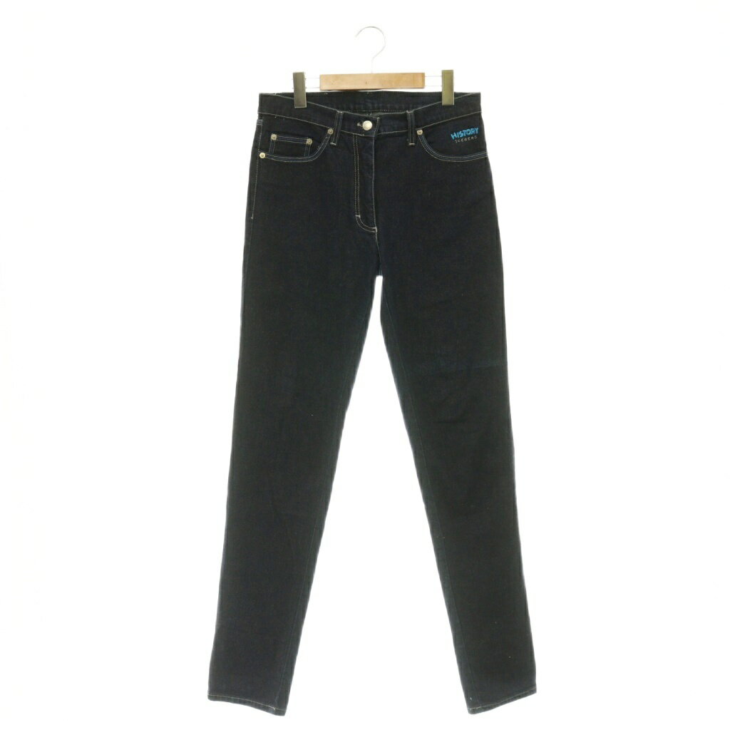 [Used] ICEBERG HISTORY Denim Pants Jeans Tapered Slim 32 Indigo /ES ■MA Women's [Vector Used Clothing] 260623
