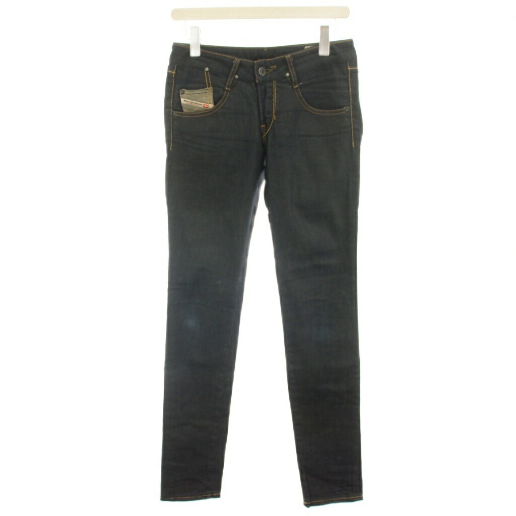 [Used] DIESEL CLUSH Denim Pants Jeans Slim Fit W26 L32 Navy /HN32 Women's [Vector Used Clothing] 260622