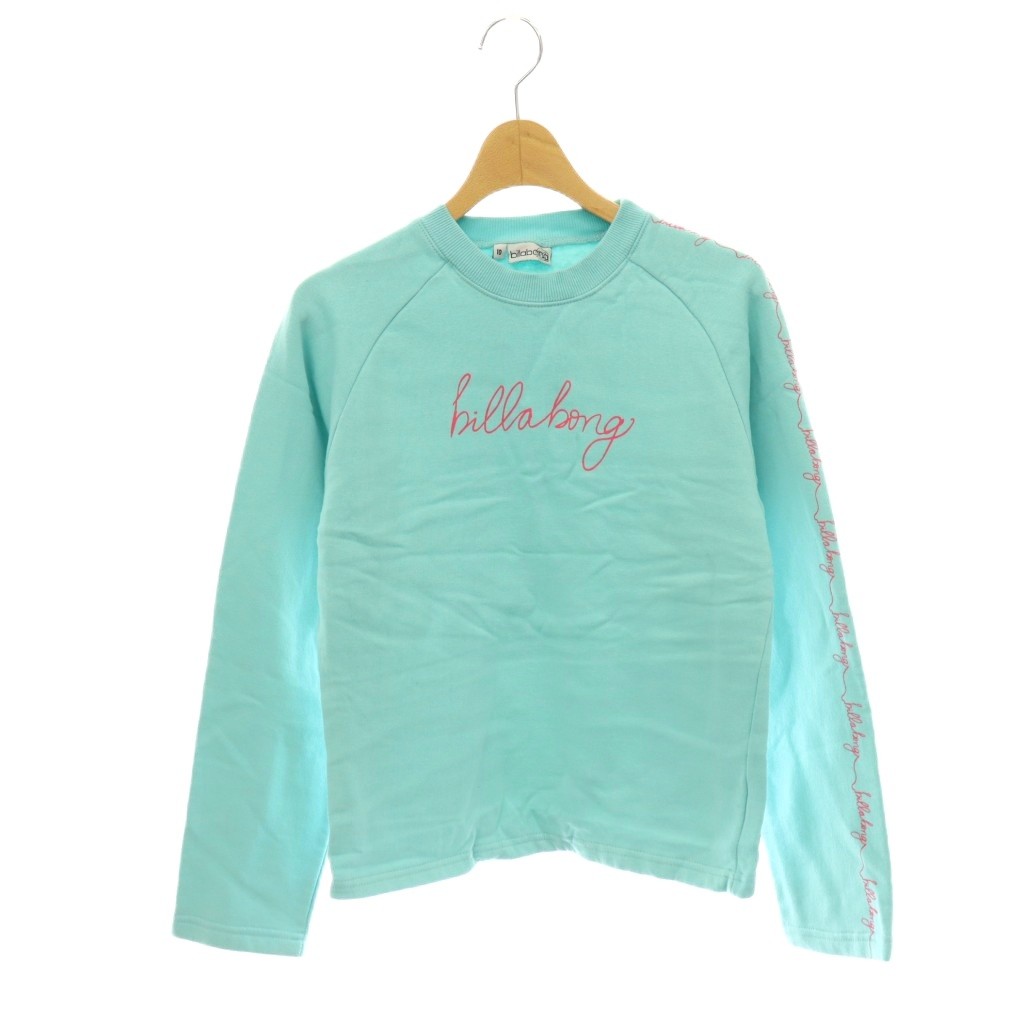 【中古】ビラボン BILLABONG キッズ ロゴスウェット トレーナー プルオーバー 裏起毛 10 ライトブルー ピンク /CX ■MA キッズ 【ベクトル 古着】 260623ブランドビラボン BILLABONG表記サイズ10実寸サイズ身幅：43cm　着丈：52cm　ゆき丈：72cm　　素材ポリエステル、綿色水色 ライトブルー、ピンク状態後身頃に汚れ、また全体に毛羽立ちが見られますが、その他に目立ったダメージはなく、問題なくご使用いただける商品です。 ※あくまでも中古品ですので掲載写真や記載内容をご確認いただき、ご理解の上ご購入ください。備考品質タグに日本語表記なし商品のお問い合わせの回答を休止しております。＊各商品ページの商品詳細等をご確認の上ご購入ください。【中古】ビラボン BILLABONG キッズ ロゴスウェット トレーナー プルオーバー 裏起毛 10 ライトブルー ピンク /CX ■MA キッズ 【ベクトル 古着】 260623状態ランク　”AB”詳細については、下記および「状態ランクについて」ページをご覧ください。未使用・新品の商品ほぼ新品同様の商品使用感が少なく、かなり状態の良い商品使用感はあるが、傷や汚れの少ない商品使用感の他、傷や汚れが見られる商品かなり大きな傷みがある難あり商品※S〜CランクはUSED品となりますので、使用感をご理解の上でご入札下さい。状態ランクについてinformationブランドビラボン BILLABONG表記サイズ10実寸サイズ身幅：43cm　着丈：52cm　ゆき丈：72cm　　素材ポリエステル、綿色水色 ライトブルー、ピンク状態後身頃に汚れ、また全体に毛羽立ちが見られますが、その他に目立ったダメージはなく、問題なくご使用いただける商品です。 ※あくまでも中古品ですので掲載写真や記載内容をご確認いただき、ご理解の上ご購入ください。備考品質タグに日本語表記なし商品のお問い合わせの回答を休止しております。＊各商品ページの商品詳細等をご確認の上ご購入ください。本商品は一点物です他サイトや店舗にて販売している商品です。多少のお時間差にて欠品になることもございます。予めご了承頂ますようお願い致します。ベクトル・サイズガイドはこちらこの商品と同じブランドの商品を見る