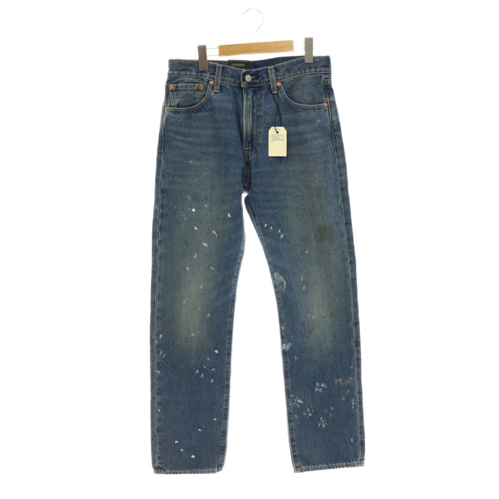 [Used] Unused Levi's Premium denim jeans, distressed and painted finish, W29 L31, indigo /HS ■MA Men's [Vector Used Clothing] 260623