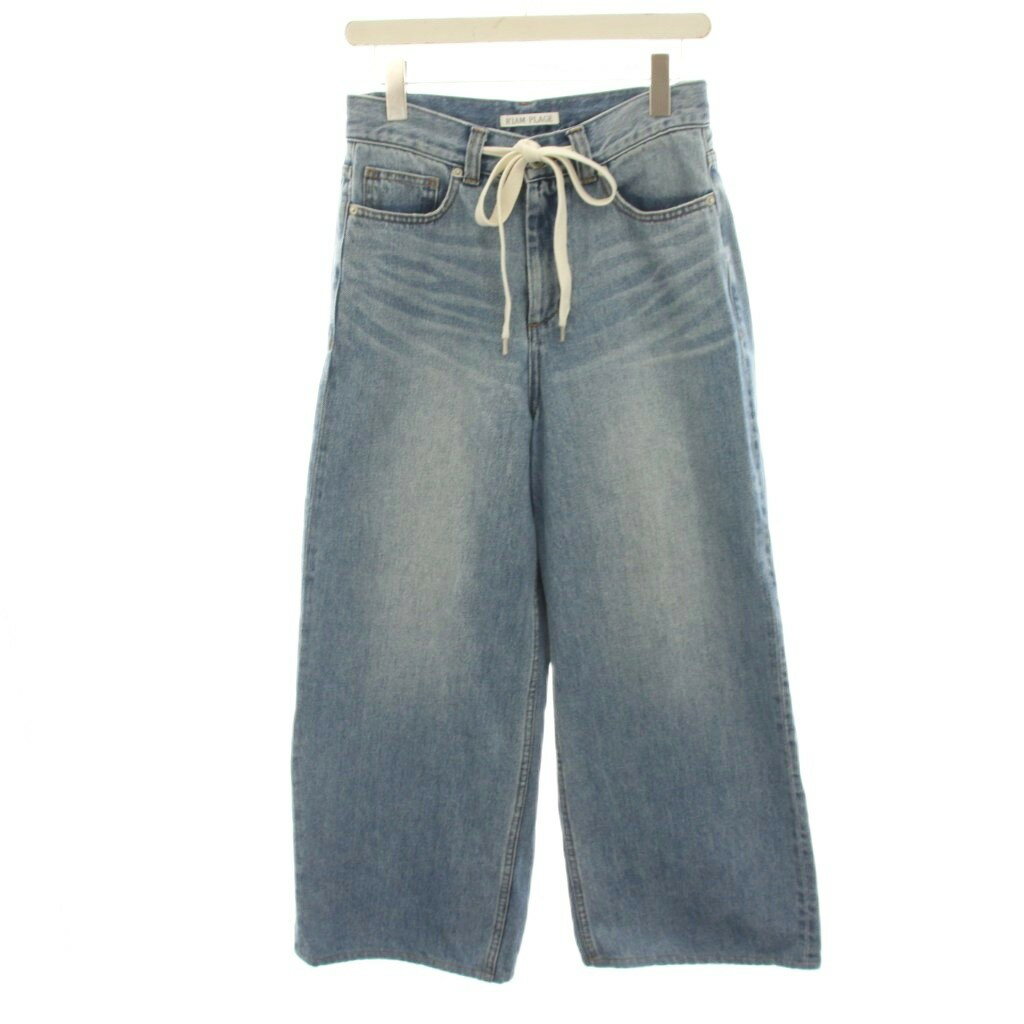 [Used] Plage RIAM 24SS SUPER LOOSE Denim Pants Jeans Wide Fit Used Wash Finish Size 36 Light Blue 24030922606120 /HN35 [Vector Used Clothing] 260624