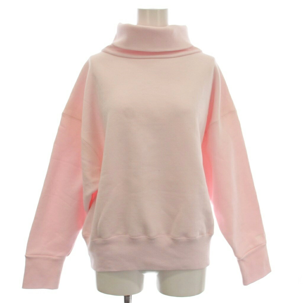 未使用品 サードマガジン THIRD MAGAZINE mikomori ハイネックショート丈スウェット トレーナー 9 ピンク A0833UTS216 /☆G5 レディース  260624