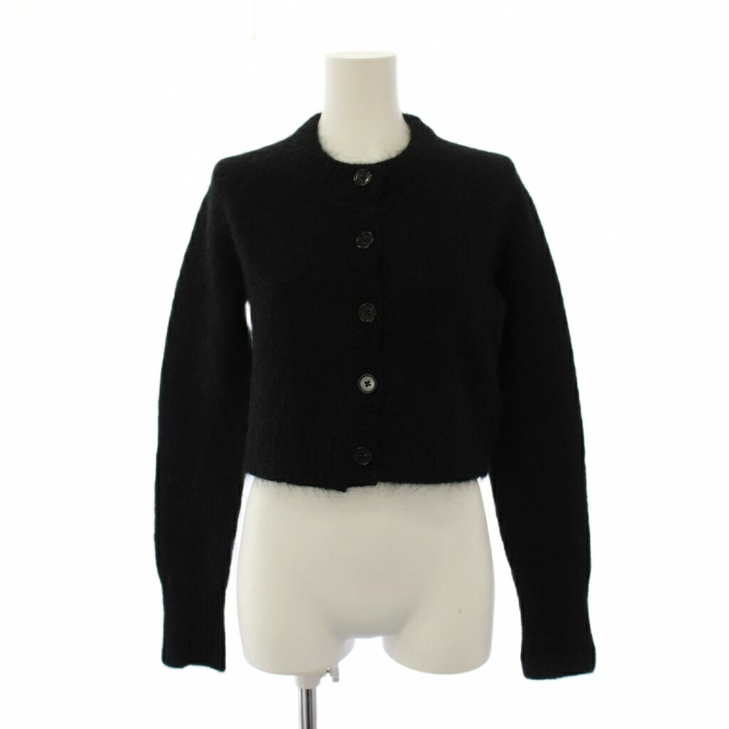 アクネ ストゥディオズ Acne Studios モヘアブレンド ニットカーディガン 長袖 XXS 黒 FN-WN-KNIT000580 /BM15 レディース  260624