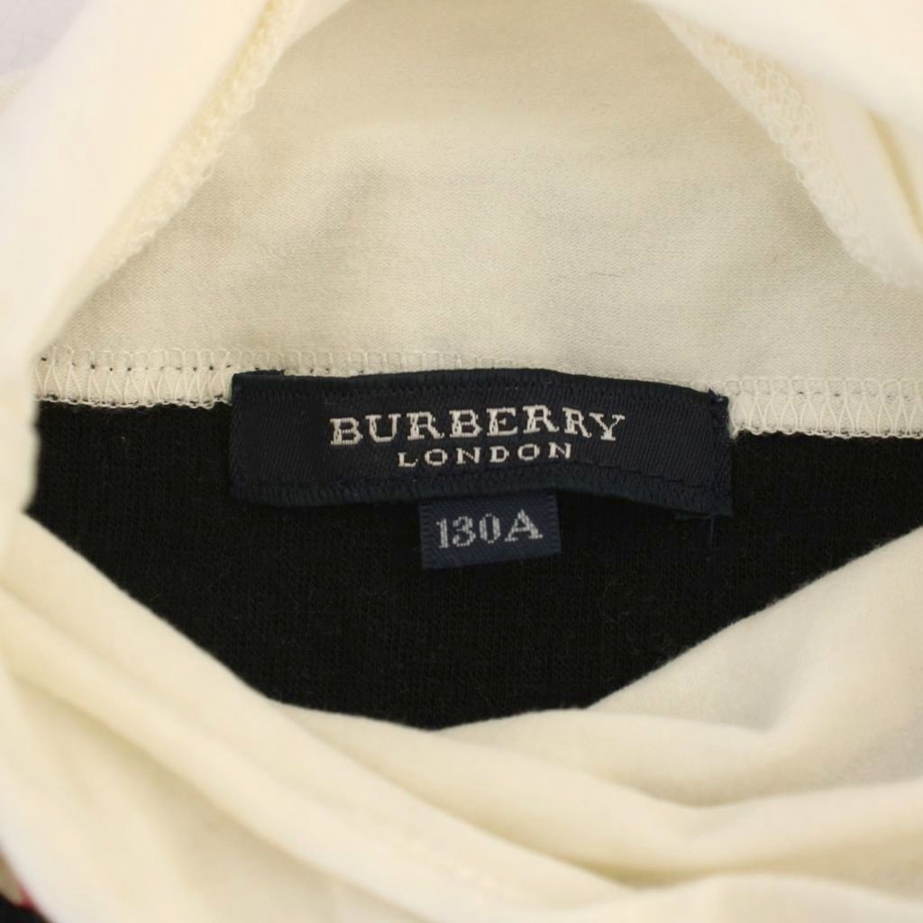中古 バーバリー ロンドン BURBERRY LONDON ニット セーター 長袖 ハイネック ウール 130A 黒 白 BM5 auc-vector-21055091 ブランド古着の買取販売ベクトル サンプル画像3