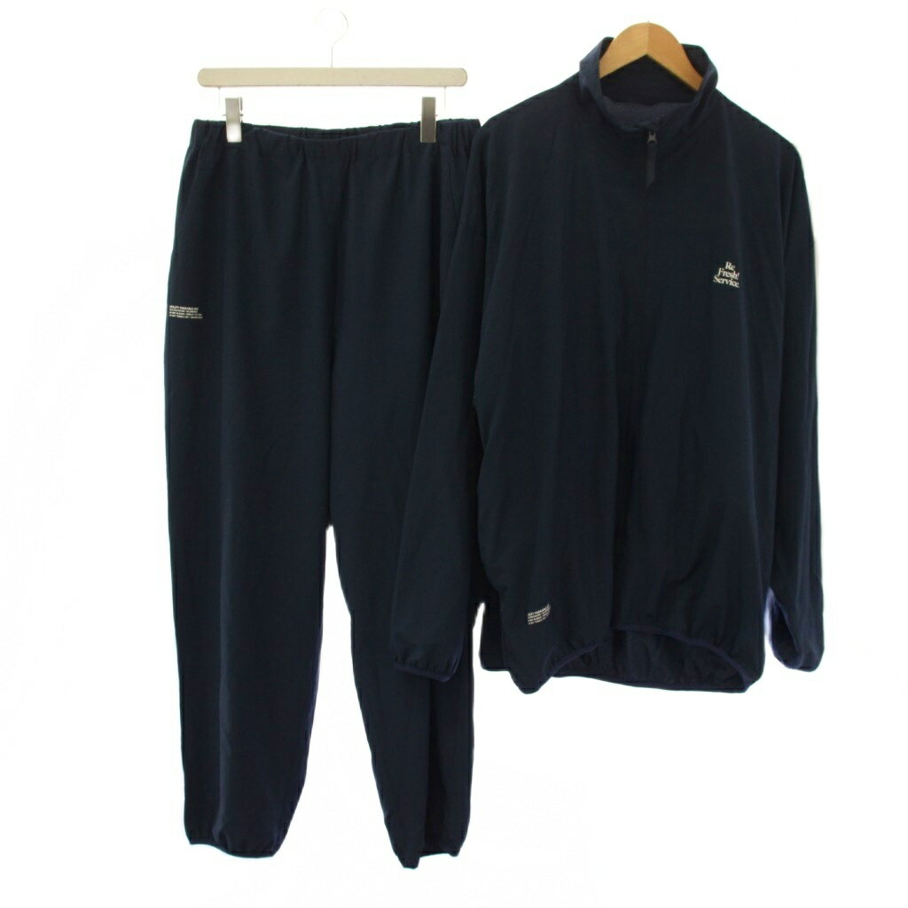 フレッシュサービス　fresh service RUTILITY PACKABLE SUIT セットアップ 上下 ジャケット ジップアップ イージーパンツ L ネイビー FSW-23-ST-153 /BM55 メンズ  260624