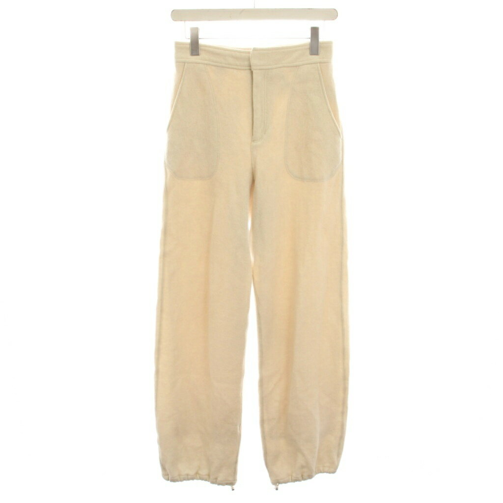トゥデイフル TODAYFUL 23SS ドローストリングウールパンツ Drawstring Wool Pants 38 白 ホワイト 12310703 /HN17 レディース  260626