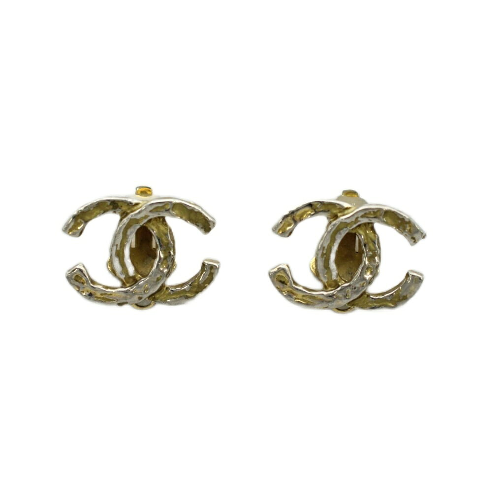 【中古】シャネル CHANEL ココマーク イヤリング 両耳用 93P ゴールド色 /AN1 ■OH ...