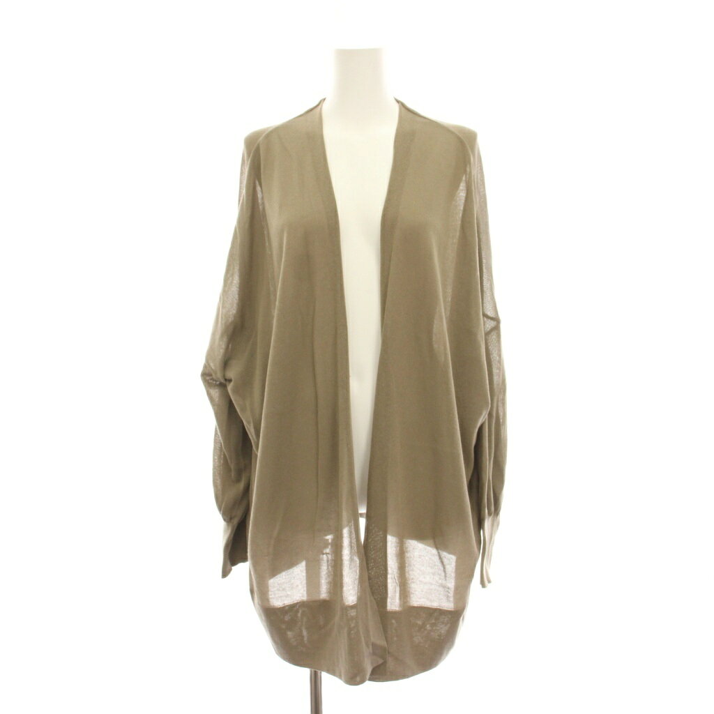 【中古】ミューズ ドゥーズィエム クラス MUSE de Deuxieme Classe 23SS shake code ショートカーディガン ニット ベージュ 長袖 23080500424010 /YM ▲H レディース 【ベクトル 古着】 260713
