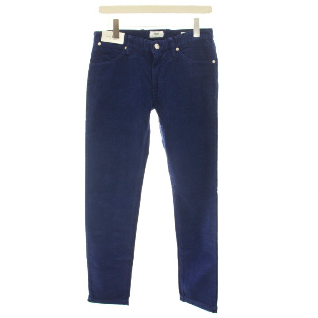 未使用品 ピーティーゼロチンクエ PT05 スウィングスーパースリムフィット SWING SUPERSLIM FIT コーデュロイパンツ ジップフライ 29 青 ブルー C5DT05Z00BAS /YT37 メンズ  260626