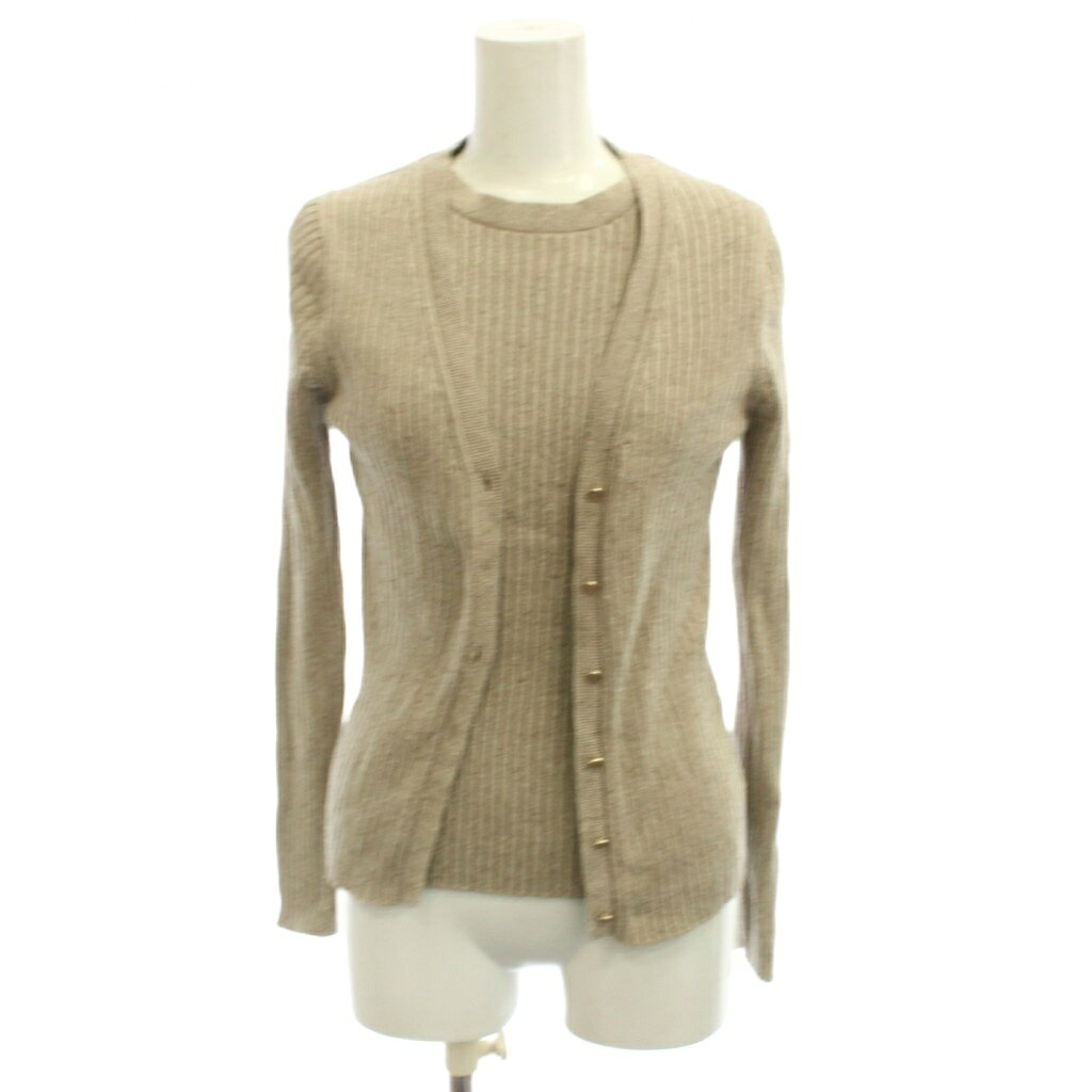 【中古】プラステ PLST 23AW アンサンブルニット S ベージュ Vネック カーディガン 12-3301030 /JP3 レディース 【ベクトル 古着】 260702ブランドプラステ PLST表記サイズS実寸サイズ肩幅：32cm　身幅：36cm　総丈：53cm　袖丈：57.5cm　身幅：29.5cm　総丈：51cm　　素材綿、絹色ベージュ状態※全体的に中古品としての使用感とダメージがありますが、通常使用には支障のない商品です。 掲載写真や記載内容をご確認いただき、ご理解の上ご購入ください。備考プラステ 品番:12-3301030商品のお問い合わせの回答を休止しております。＊各商品ページの商品詳細等をご確認の上ご購入ください。【中古】プラステ PLST 23AW アンサンブルニット S ベージュ Vネック カーディガン 12-3301030 /JP3 レディース 【ベクトル 古着】 260702状態ランク　”B”詳細については、下記および「状態ランクについて」ページをご覧ください。未使用・新品の商品ほぼ新品同様の商品使用感が少なく、かなり状態の良い商品使用感はあるが、傷や汚れの少ない商品使用感の他、傷や汚れが見られる商品かなり大きな傷みがある難あり商品※S〜CランクはUSED品となりますので、使用感をご理解の上でご入札下さい。状態ランクについてinformationブランドプラステ PLST表記サイズS実寸サイズ肩幅：32cm　身幅：36cm　総丈：53cm　袖丈：57.5cm　身幅：29.5cm　総丈：51cm　　素材綿、絹色ベージュ状態※全体的に中古品としての使用感とダメージがありますが、通常使用には支障のない商品です。 掲載写真や記載内容をご確認いただき、ご理解の上ご購入ください。備考プラステ 品番:12-3301030商品のお問い合わせの回答を休止しております。＊各商品ページの商品詳細等をご確認の上ご購入ください。本商品は一点物です他サイトや店舗にて販売している商品です。多少のお時間差にて欠品になることもございます。予めご了承頂ますようお願い致します。ベクトル・サイズガイドはこちらこの商品と同じブランドの商品を見る
