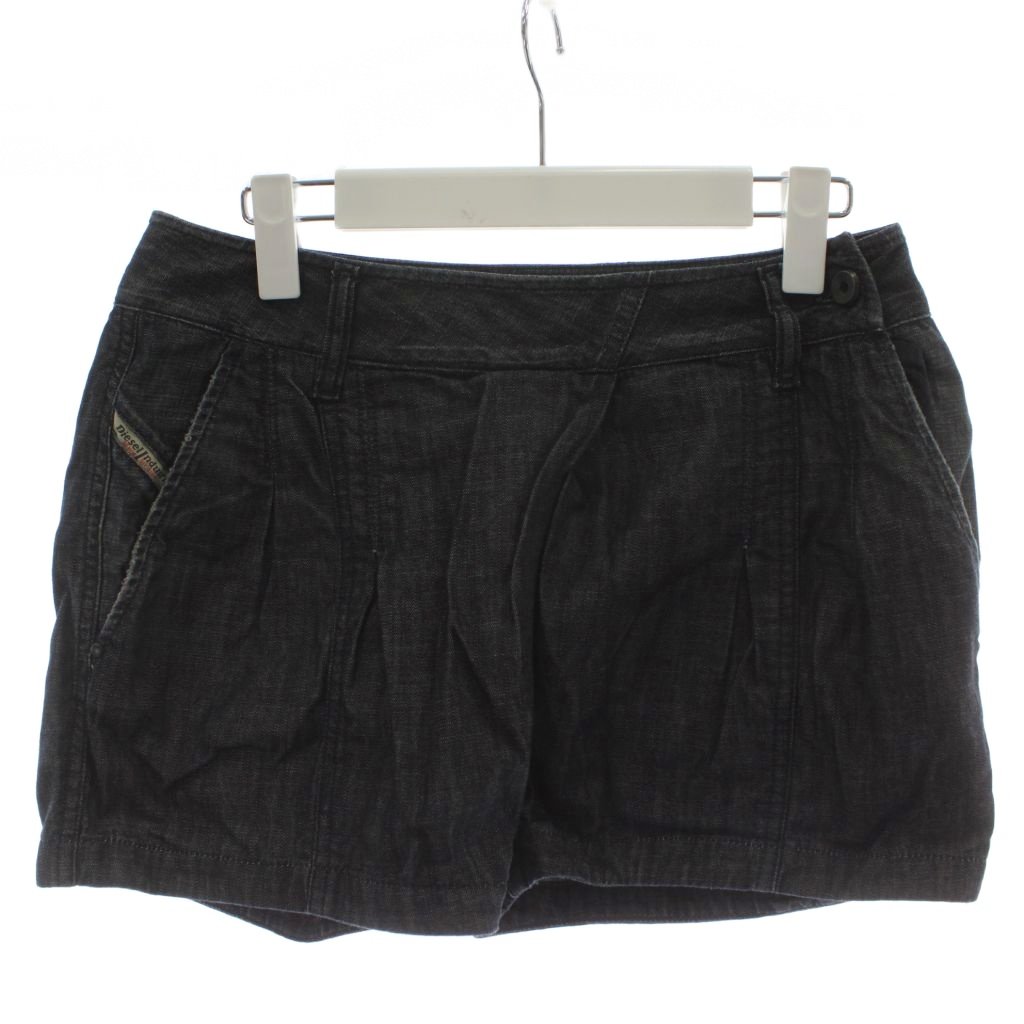 【中古】ディーゼル DIESEL ショートパンツ デニム 26 黒 ブラック /GG23 レディース 【ベクトル 古着】 260630