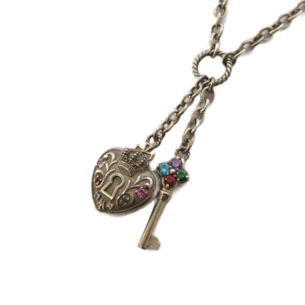 【中古】ジャスティンデイビス Justin Davis REGAROLY NECKLACE ネックレス ペンダント チェーン ハート 925 シルバー SNJ573 /AN46 レディース 【ベクトル 古着】 260703