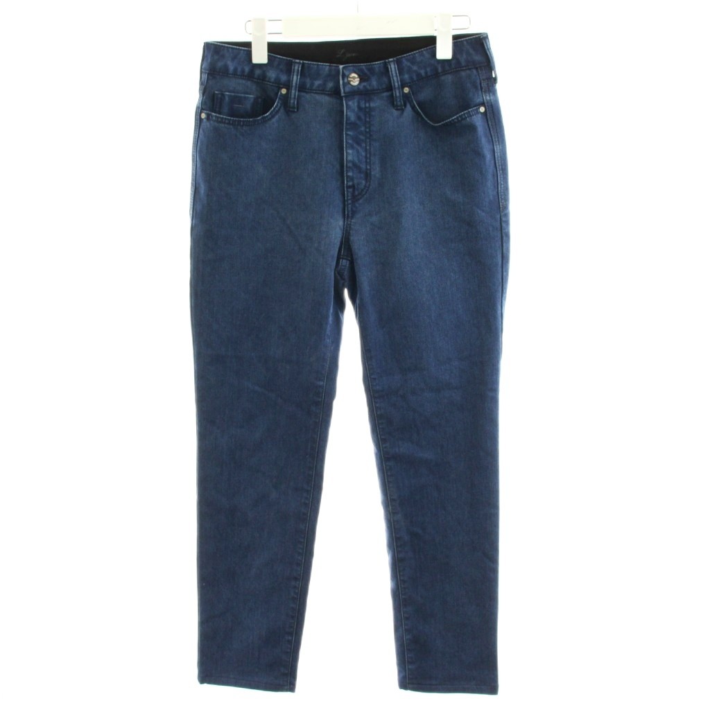 [Used] Leilian Denim Pants Jeans Zipper Fly Size 11 Navy /AN41 Women's [Vector Used Clothing] 260702