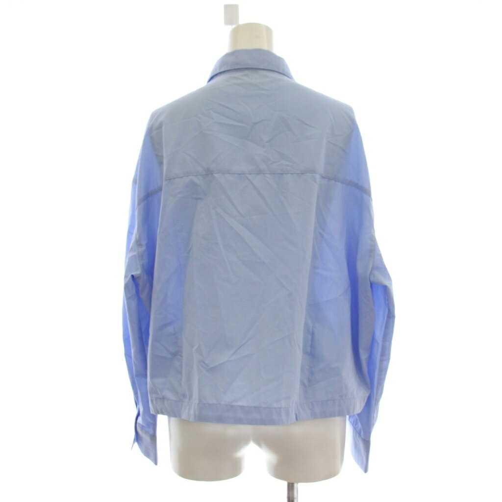 【中古】ロペピクニック ROPE Picnic 25AW シャツ ブラウス F 水色 ライトブルー 無地 ベーシッククロップド レギュラーカラー 長袖 /LP21 レディース 【ベクトル 古着】 260709 auc-vector-21098850 ブランド古着の買取販売ベクトル サンプル画像3