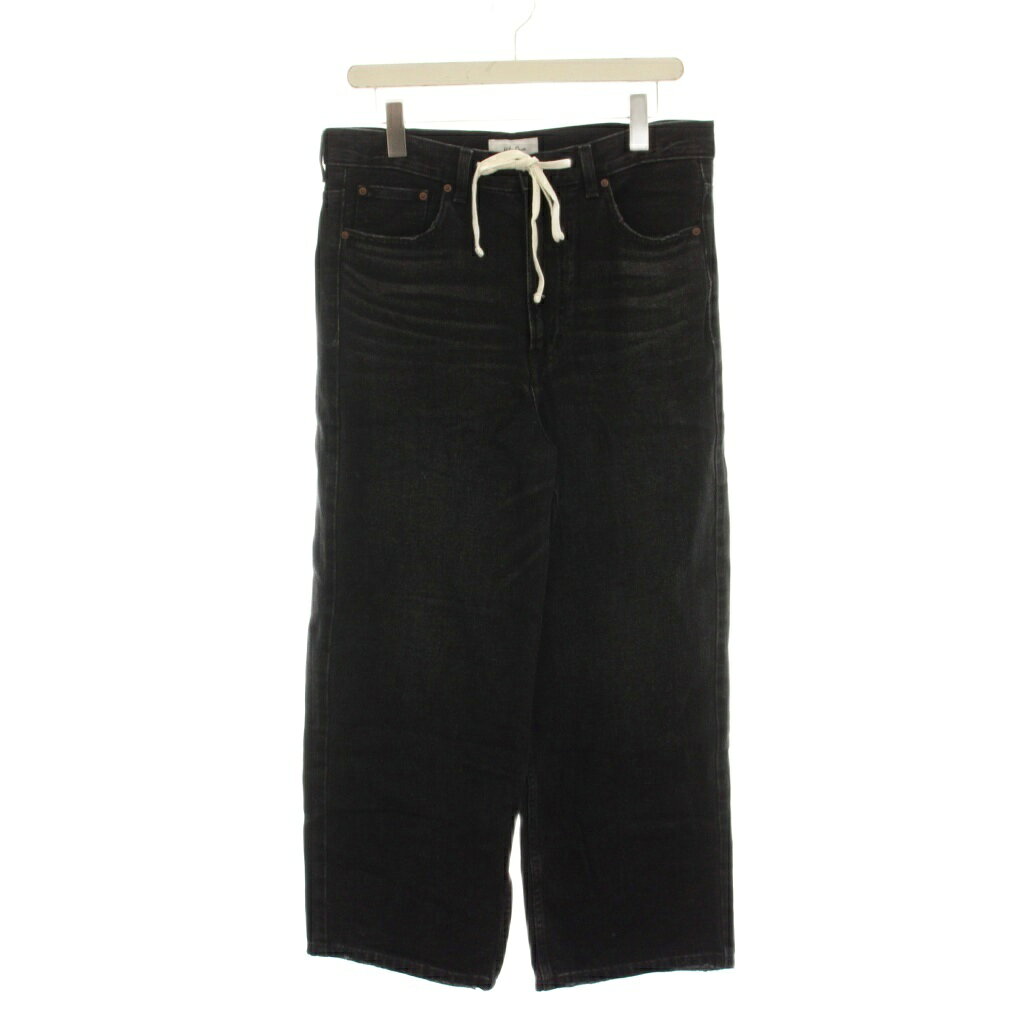 【中古】ミラオーウェン Mila Owen DENIM ウエストドロストワイドデニムパンツ ジーンズ 00 黒 ブラック 09WFP254917 /YM ■MA レディース 【ベクトル 古着】 260713 auc-vector-21112456 ブランド古着の買取販売ベクトル パッケージ画像