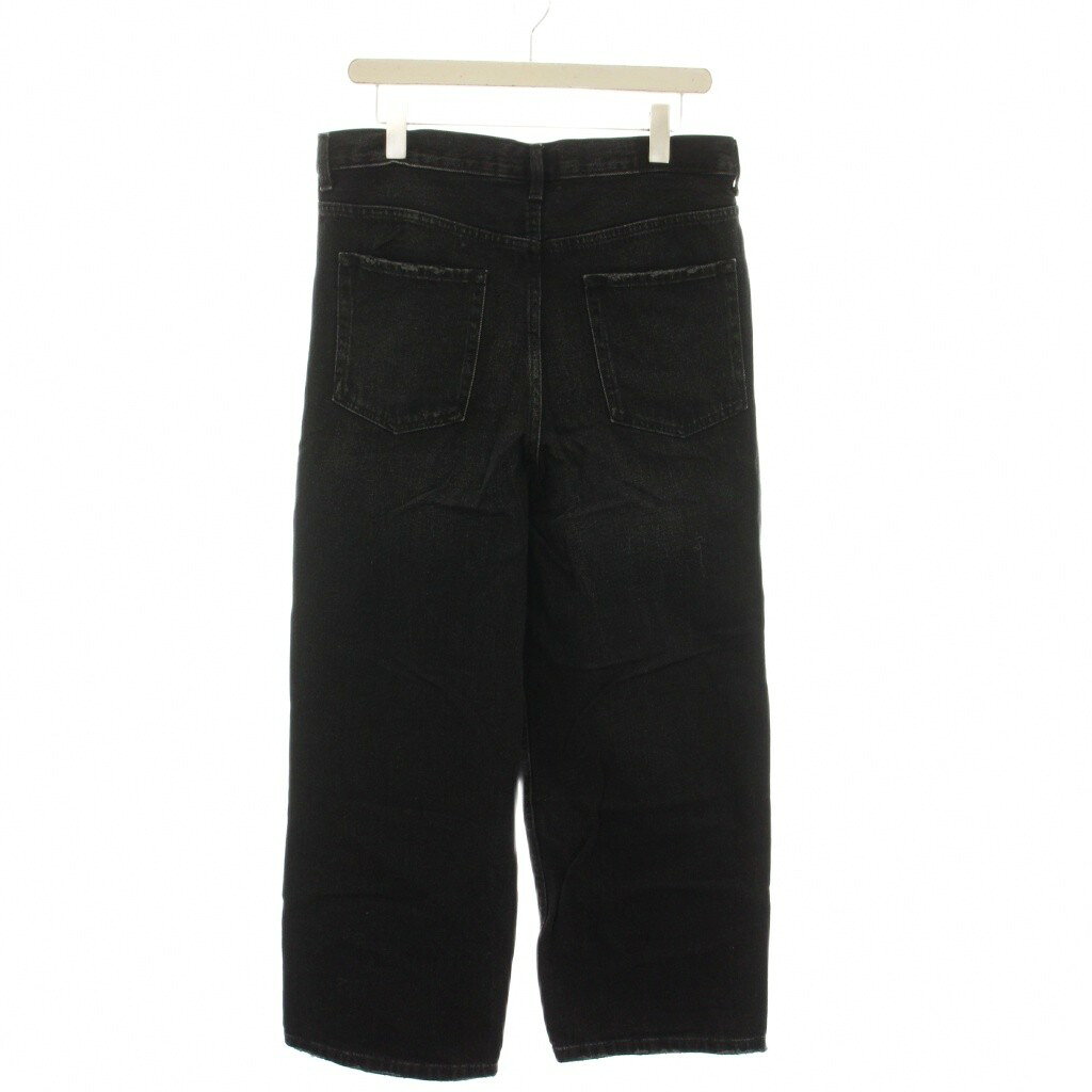 【中古】ミラオーウェン Mila Owen DENIM ウエストドロストワイドデニムパンツ ジーンズ 00 黒 ブラック 09WFP254917 /YM ■MA レディース 【ベクトル 古着】 260713 auc-vector-21112456 ブランド古着の買取販売ベクトル サンプル画像2