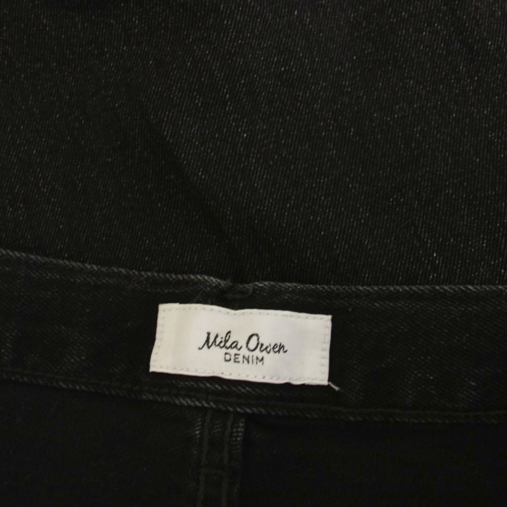 【中古】ミラオーウェン Mila Owen DENIM ウエストドロストワイドデニムパンツ ジーンズ 00 黒 ブラック 09WFP254917 /YM ■MA レディース 【ベクトル 古着】 260713 auc-vector-21112456 ブランド古着の買取販売ベクトル サンプル画像3