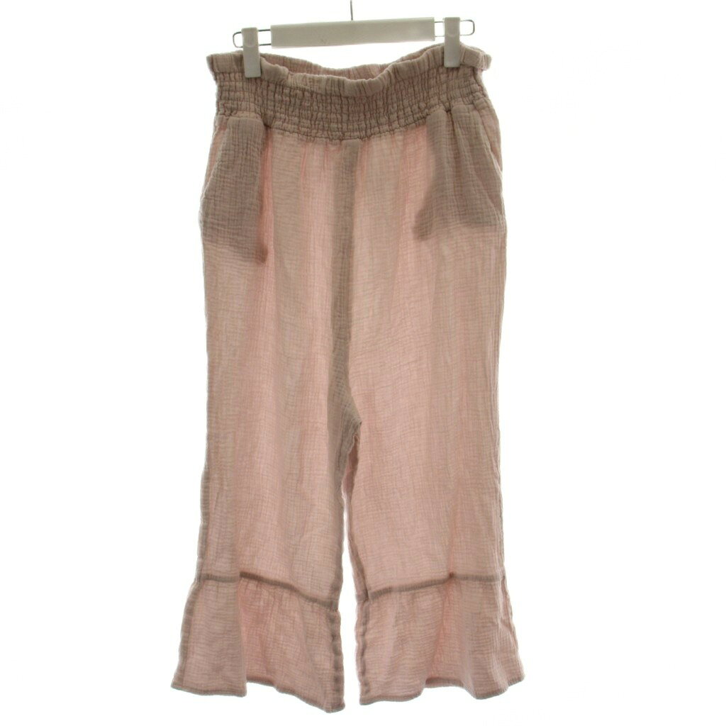 【中古】ジェラートピケ gelato pique 24AW マタニティガーゼロングパンツ ワイド...