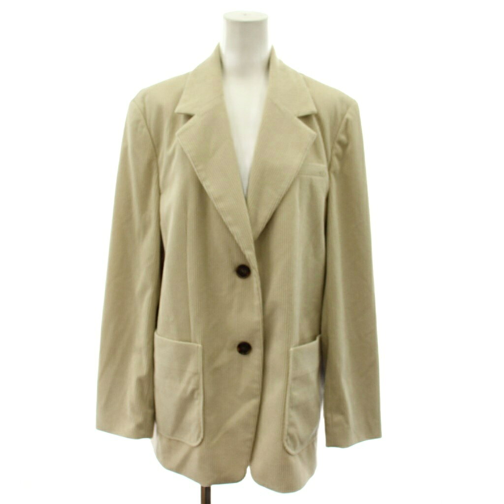 【中古】ミラオーウェン Mila Owen コーデュロイパッチポケットシングルジャケット テーラードジャケット 0 アイボリー 09WFJ254197 /AN レディース 【ベクトル 古着】 260716 auc-vector-21115748 ブランド古着の買取販売ベクトル パッケージ画像