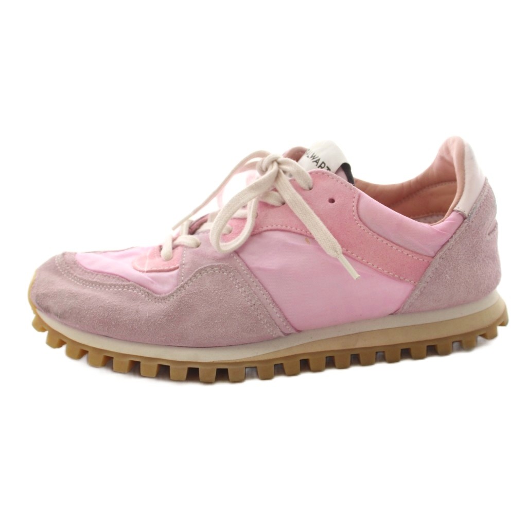 【中古】スパルウォート SPALWART COMME des GARCONS COMME des GARCONS Marathon Snekaer スニーカー ローカット スエード 39 ピンク /KU レディース 【ベクトル 古着】 260717