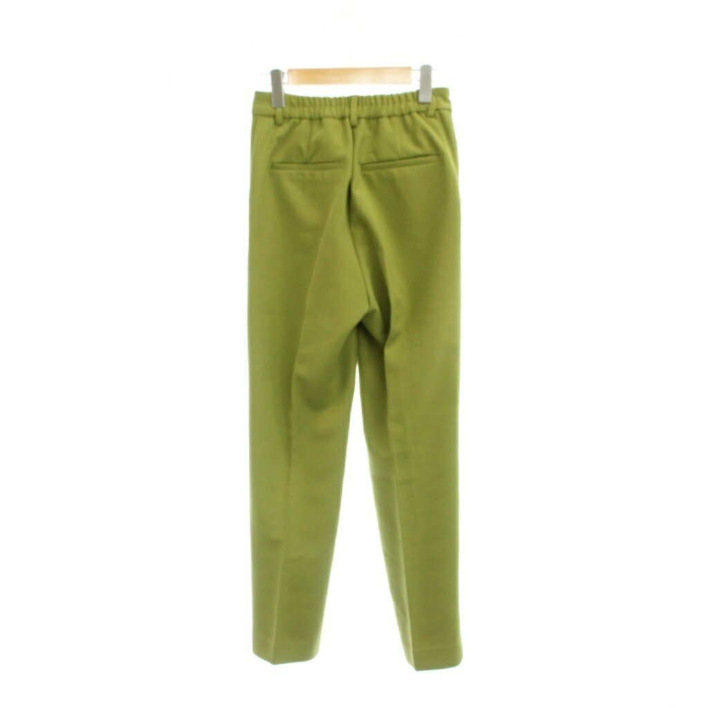 【中古】ミラオーウェン Mila Owen 24AW 後ゴムセンタープレス テーパードパンツ 0 緑 /JP レディース 【ベクトル 古着】 260715 auc-vector-21112322 ブランド古着の買取販売ベクトル サンプル画像2