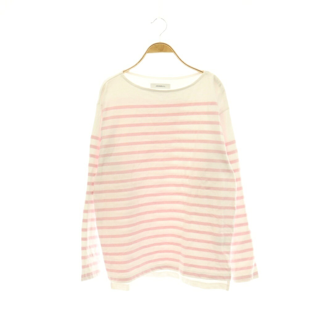 【中古】ジョンブル JOHNBULL カットソー 長袖 Tシャツ ロンT ボーダー コットン SS 白 ホワイト ピンク /NR ■MA メンズ 【ベクトル 古着】 260720ブランドジョンブル JOHNBULL表記サイズSS実寸サイズ肩幅：50cm　身幅：51.5cm　着丈：69.5cm　袖丈：56.5cm　　素材綿色白 ホワイト、ピンク状態全体的に使用感と首元に汚れがありますが、その他に目立ったダメージはなく、問題なくご使用いただける商品です。 ※あくまでも中古品ですので掲載写真や記載内容をご確認いただき、ご理解の上ご購入ください。商品のお問い合わせの回答を休止しております。＊各商品ページの商品詳細等をご確認の上ご購入ください。【中古】ジョンブル JOHNBULL カットソー 長袖 Tシャツ ロンT ボーダー コットン SS 白 ホワイト ピンク /NR ■MA メンズ 【ベクトル 古着】 260720状態ランク　”AB”詳細については、下記および「状態ランクについて」ページをご覧ください。未使用・新品の商品ほぼ新品同様の商品使用感が少なく、かなり状態の良い商品使用感はあるが、傷や汚れの少ない商品使用感の他、傷や汚れが見られる商品かなり大きな傷みがある難あり商品※S〜CランクはUSED品となりますので、使用感をご理解の上でご入札下さい。状態ランクについてinformationブランドジョンブル JOHNBULL表記サイズSS実寸サイズ肩幅：50cm　身幅：51.5cm　着丈：69.5cm　袖丈：56.5cm　　素材綿色白 ホワイト、ピンク状態全体的に使用感と首元に汚れがありますが、その他に目立ったダメージはなく、問題なくご使用いただける商品です。 ※あくまでも中古品ですので掲載写真や記載内容をご確認いただき、ご理解の上ご購入ください。商品のお問い合わせの回答を休止しております。＊各商品ページの商品詳細等をご確認の上ご購入ください。本商品は一点物です他サイトや店舗にて販売している商品です。多少のお時間差にて欠品になることもございます。予めご了承頂ますようお願い致します。ベクトル・サイズガイドはこちらこの商品と同じブランドの商品を見る