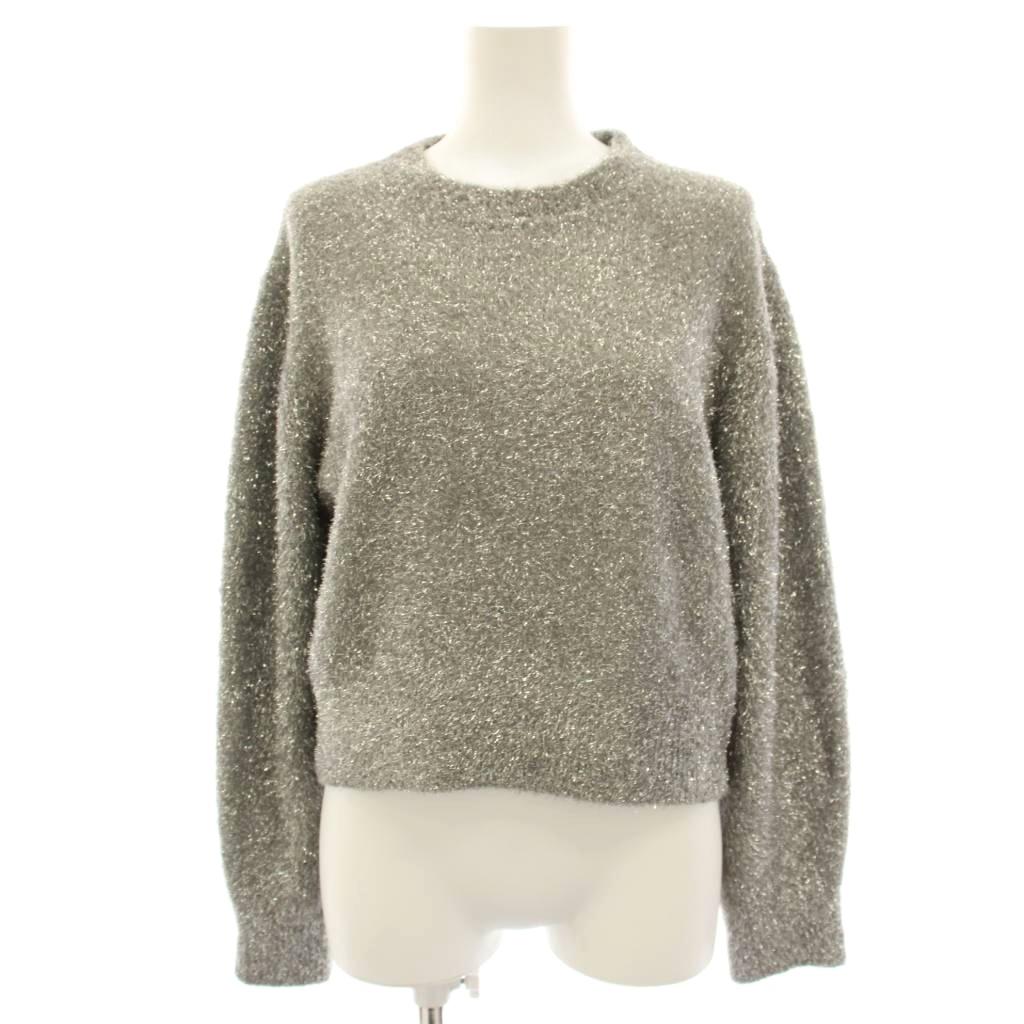 【中古】ユナイテッドアローズ UNITED ARROWS グリッタークルーネックニット セーター 長袖 ラメ シルバー色 1513-699-4728 /HN レディース 【ベクトル 古着】 260723 auc-vector-21131131 ブランド古着の買取販売ベクトル パッケージ画像