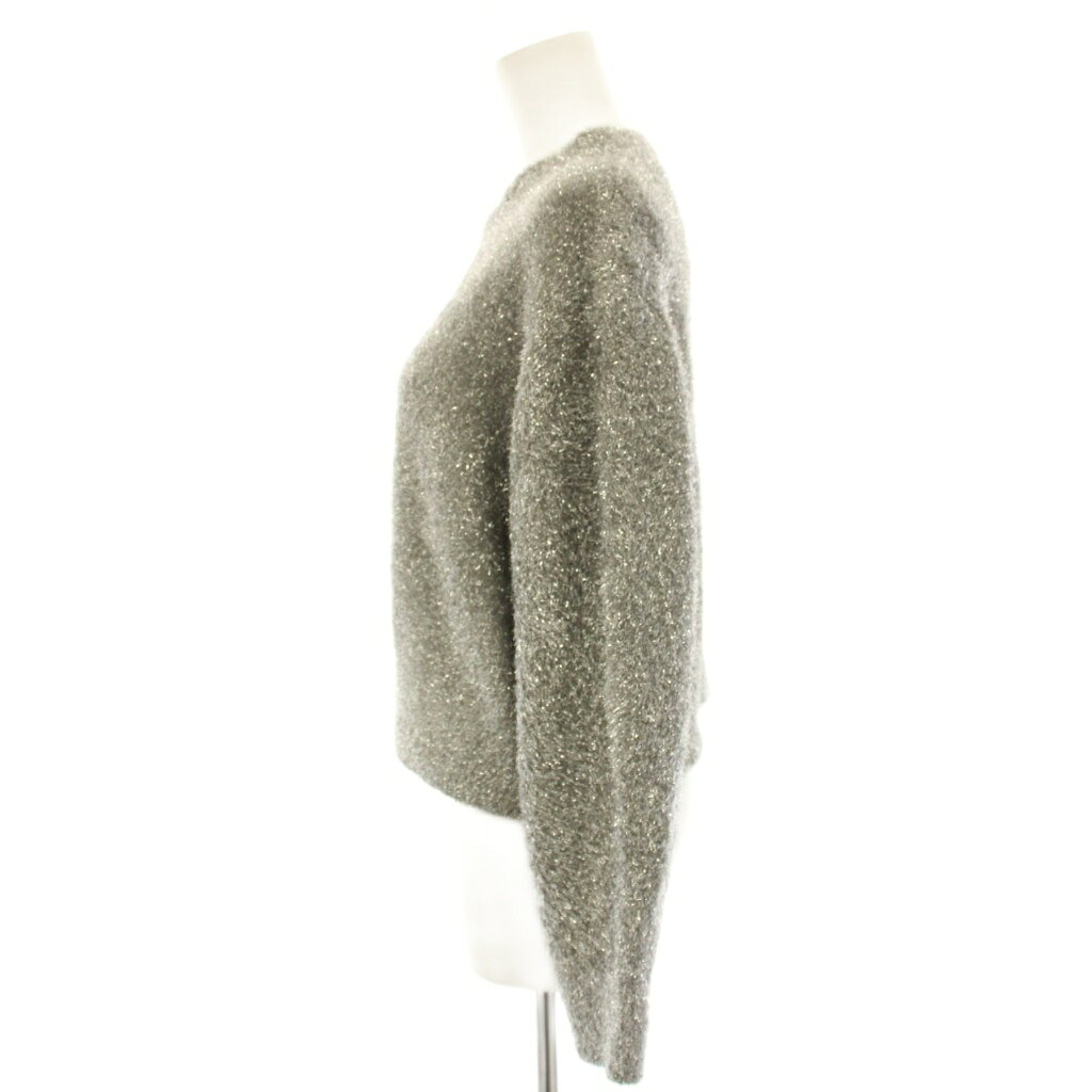 【中古】ユナイテッドアローズ UNITED ARROWS グリッタークルーネックニット セーター 長袖 ラメ シルバー色 1513-699-4728 /HN レディース 【ベクトル 古着】 260723 auc-vector-21131131 ブランド古着の買取販売ベクトル サンプル画像2