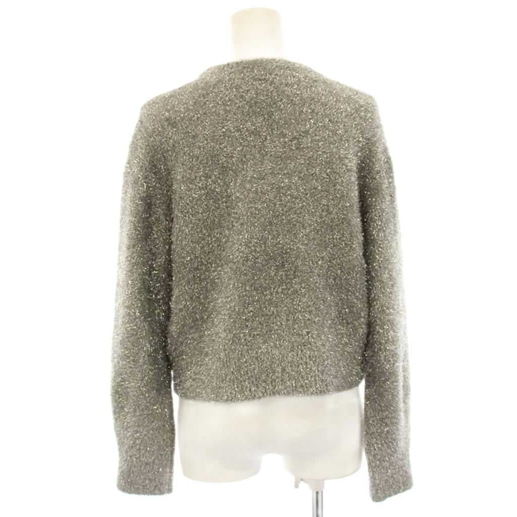【中古】ユナイテッドアローズ UNITED ARROWS グリッタークルーネックニット セーター 長袖 ラメ シルバー色 1513-699-4728 /HN レディース 【ベクトル 古着】 260723 auc-vector-21131131 ブランド古着の買取販売ベクトル サンプル画像3