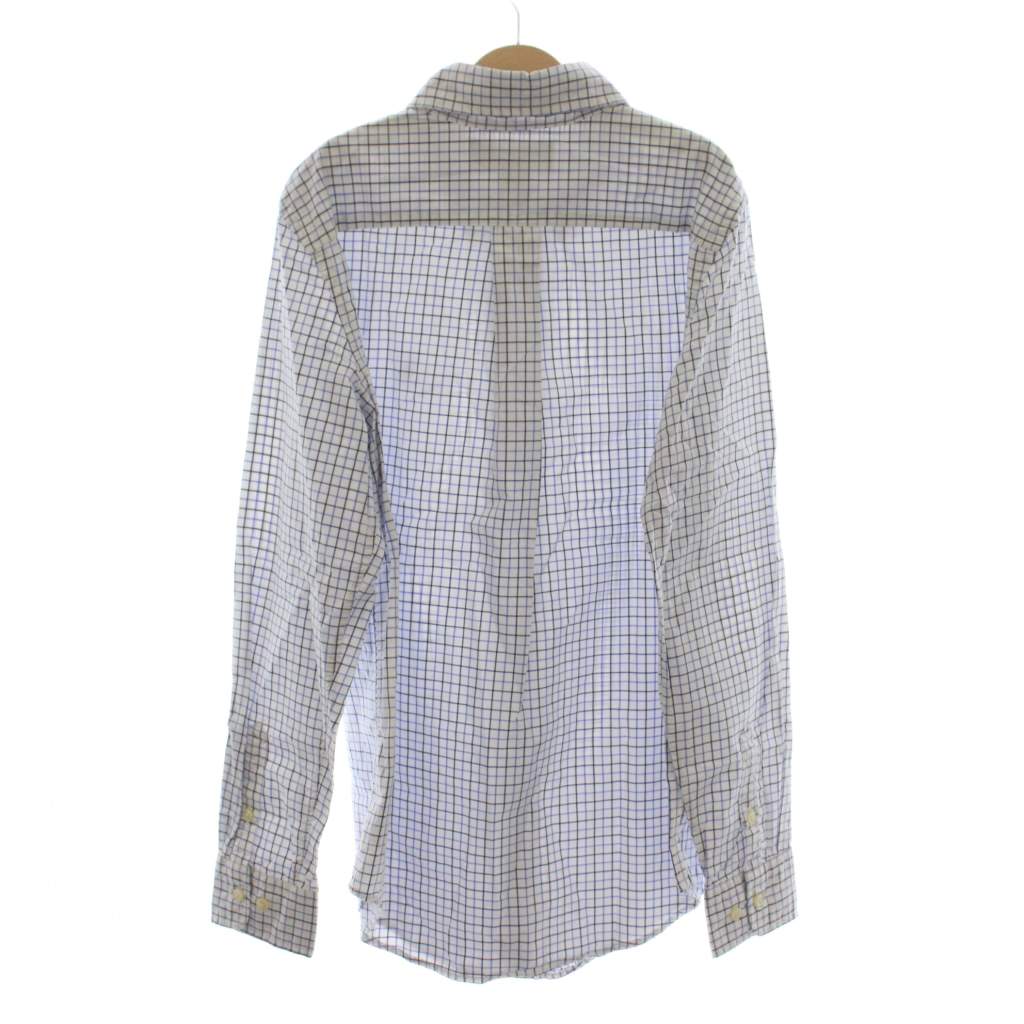 【中古】ラルフローレン RALPH LAUREN シャツ 子ども服 男の子 16 青 ブルー 白 ホ...