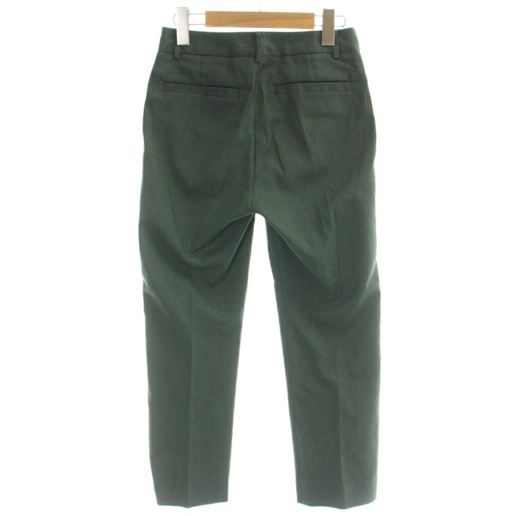【中古】ユナイテッドアローズ UNITED ARROWS パンツ 34 リネン混 緑 グリーン 無地 フルレングス /AP ■KC レディース 【ベクトル 古着】 260723 auc-vector-21131437 ブランド古着の買取販売ベクトル サンプル画像2
