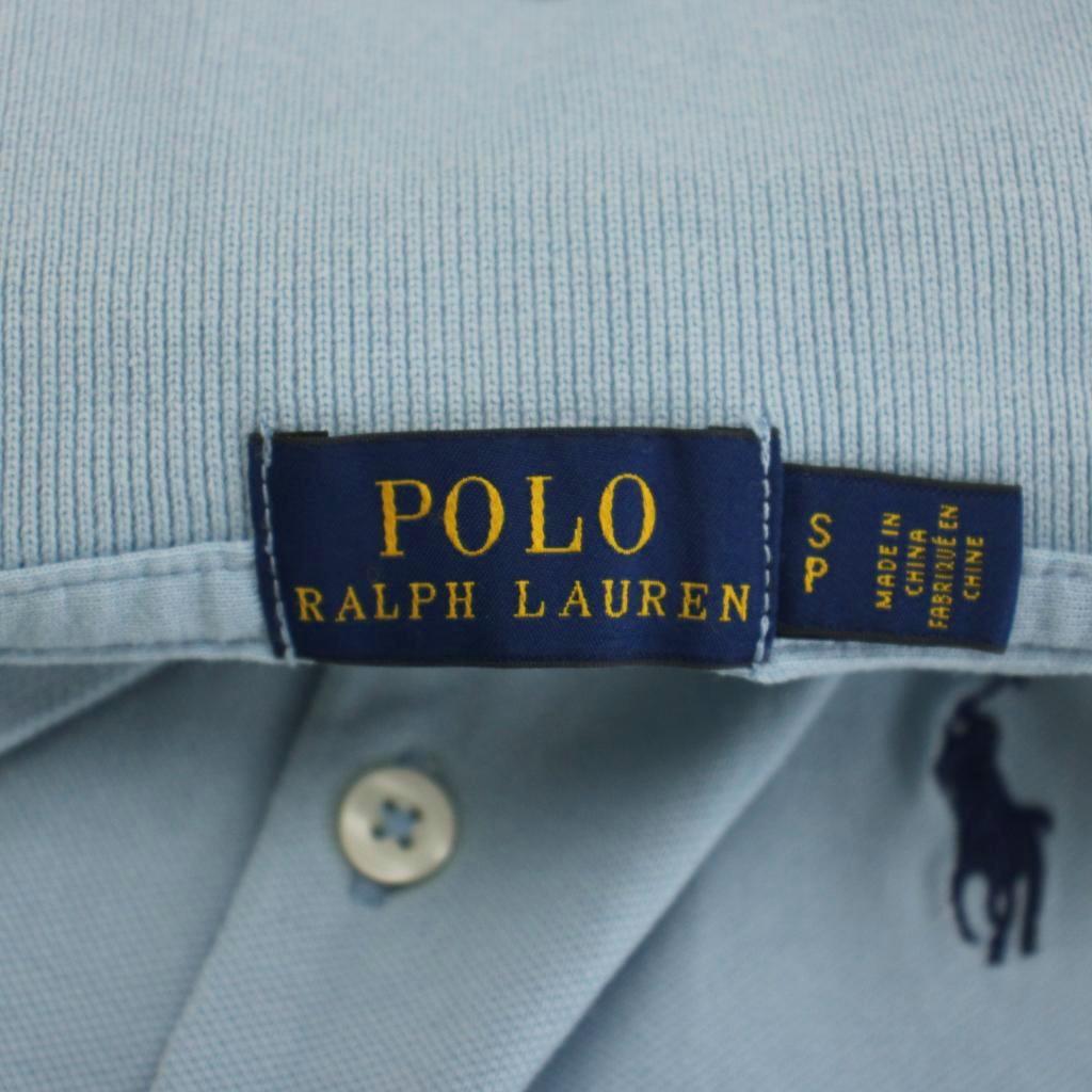 ブランド古着の買取販売ベクトルの【中古】ポロ ラルフローレン POLO RALPH LAUREN ポロシャツ カットソー 半袖 SP 水色 ライトブルー /GG レディース 【ベクトル 古着】 260723｜アングル3