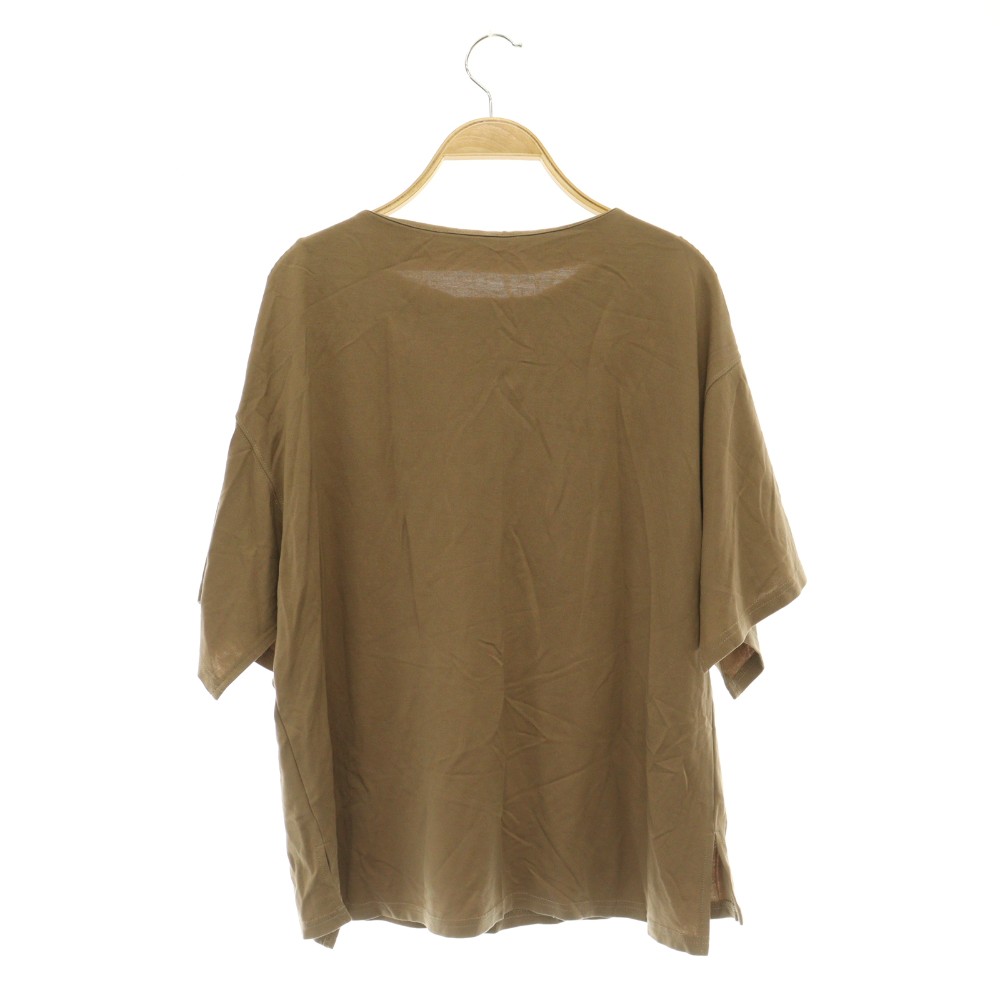 【中古】ナノユニバース nano universe エコミラクルアップ スリットスリーブTシャツ 半袖 36 ブラウン /MY ■OS ■KC レディース 【ベクトル 古着】 260728 auc-vector-21145962 ブランド古着の買取販売ベクトル サンプル画像2