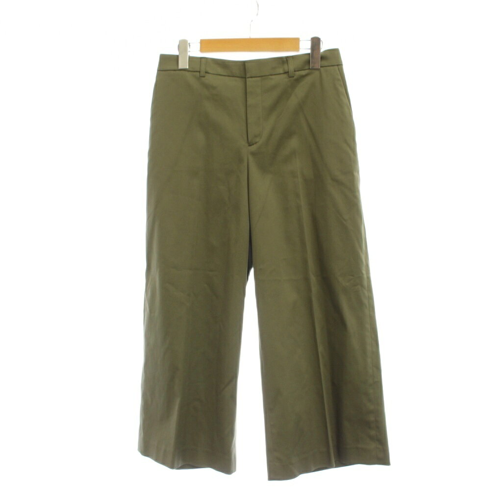 【中古】未使用品 自由区 オンワード樫山 19SS ワイドパンツ 40 カーキ 無地 フルレングス PRWMKM1324 /JP レディース 【ベクトル 古着】 260729 auc-vector-21149546 ブランド古着の買取販売ベクトル パッケージ画像